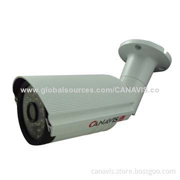 CCTV Water-resistant Camera, 1/3-inch Sony Effio-E, 1/4-inch CMOS, 48-piece of IR LEDs